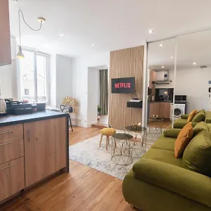 Parisian & Chic -15 Min From Paris Center Apartment